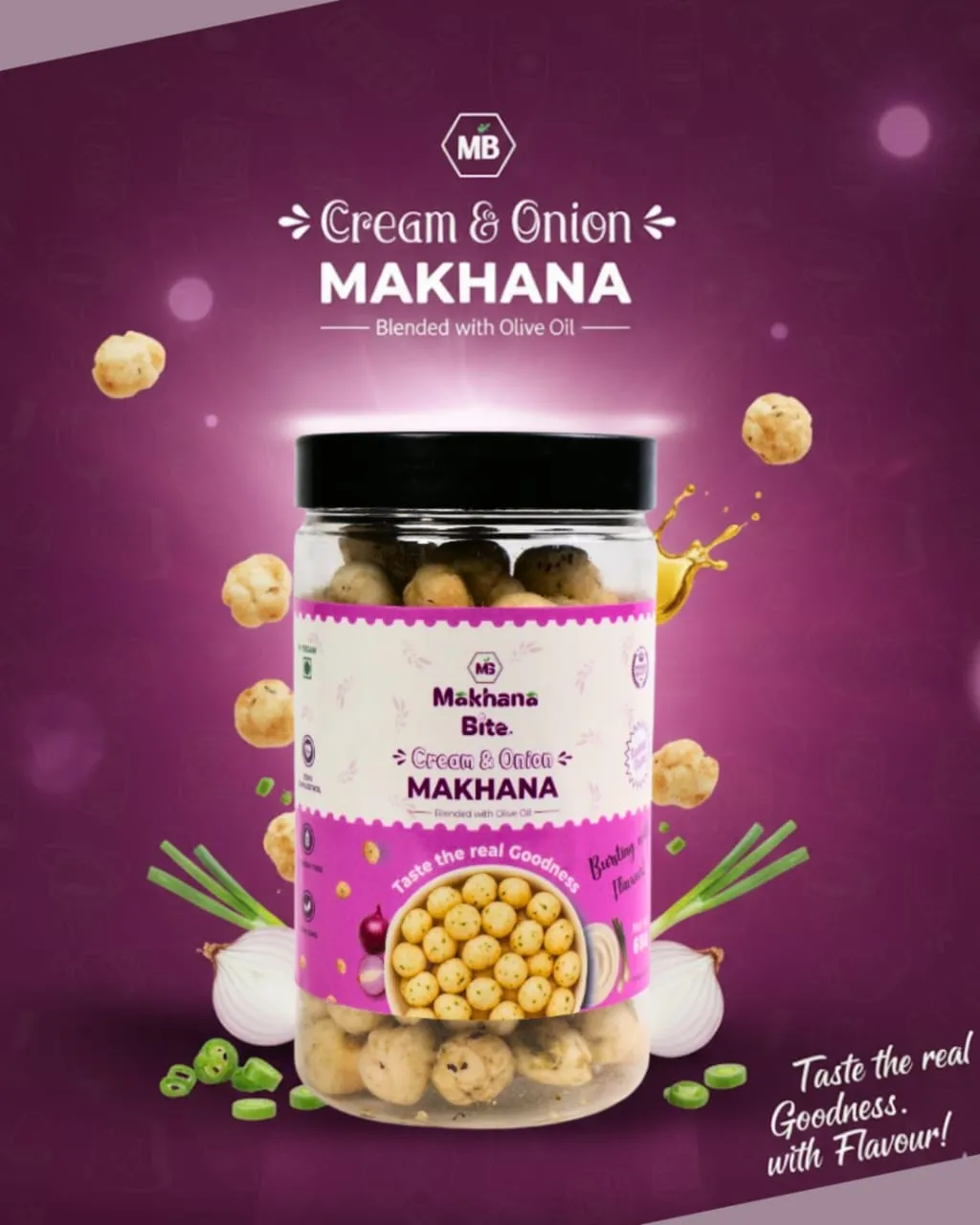 Cream & Onion Makhana